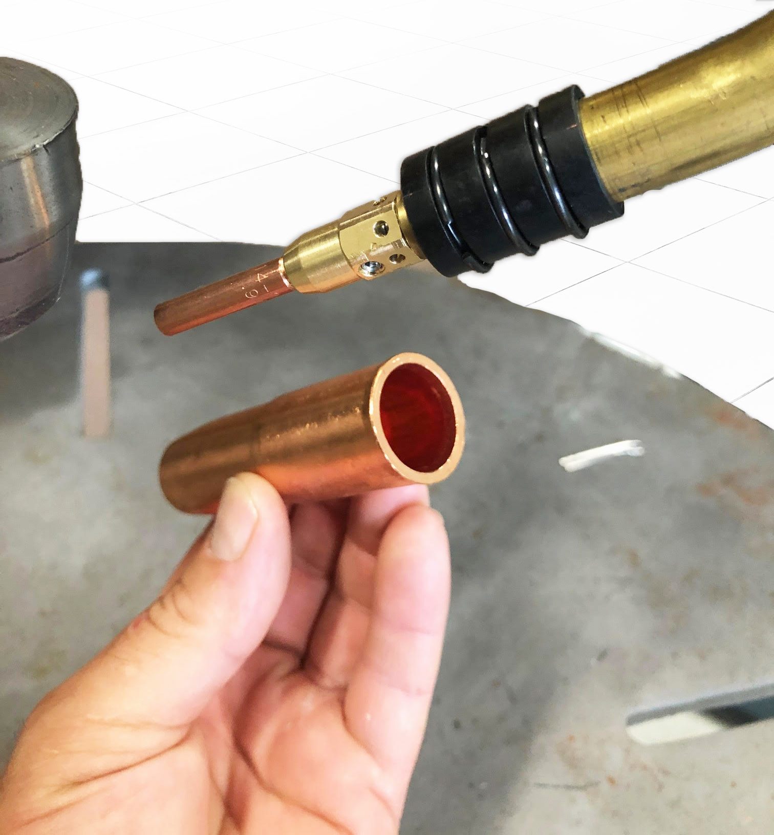 slip-on welding nozzle