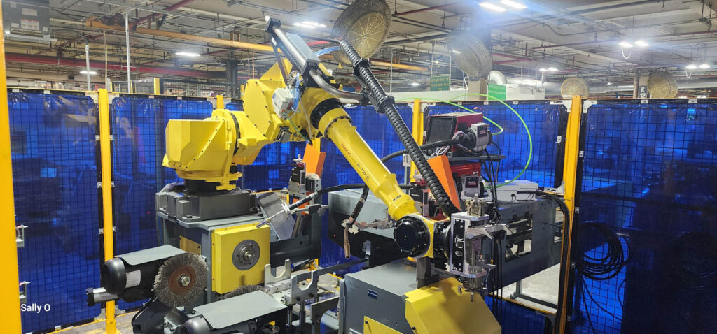 robotic welding screens