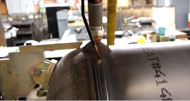 flux weld handling